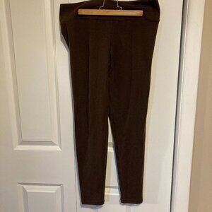Aritzia Homestretch Brown Leggings, Size Large